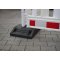 TL base plate | to K1 | 28 Kg | recycled plastic, black